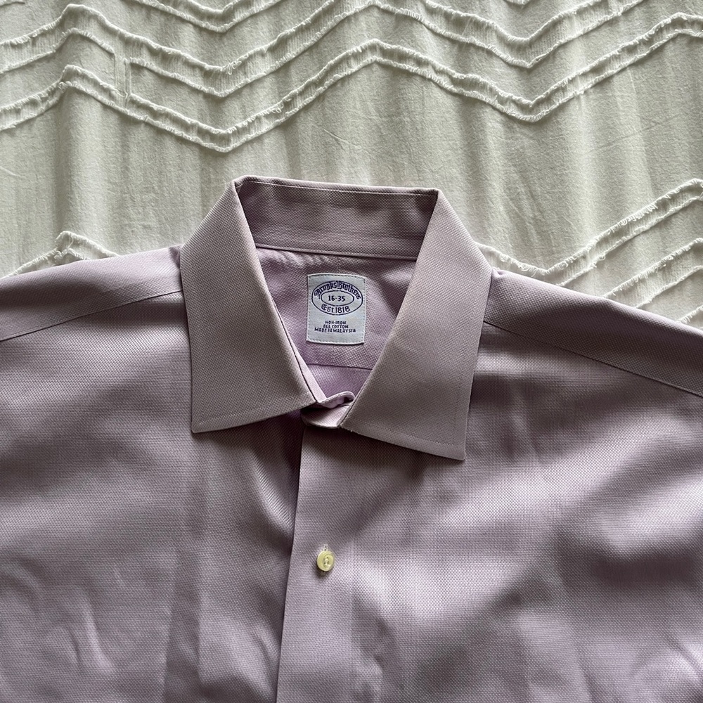 Brooks Brothers Cotton Button Up Dress Shirt